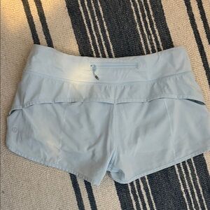 Lululemon Athletica Light Blue Athletic speed up Shorts